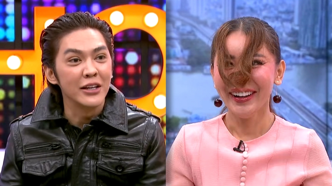 "ดัง พันกร" หลุดพูดชื่อแฟน "เป็กกี้ ศรีธัญญา" มีเขินเอาผมปิดหน้า ยอมรับกำลังคบกัน!