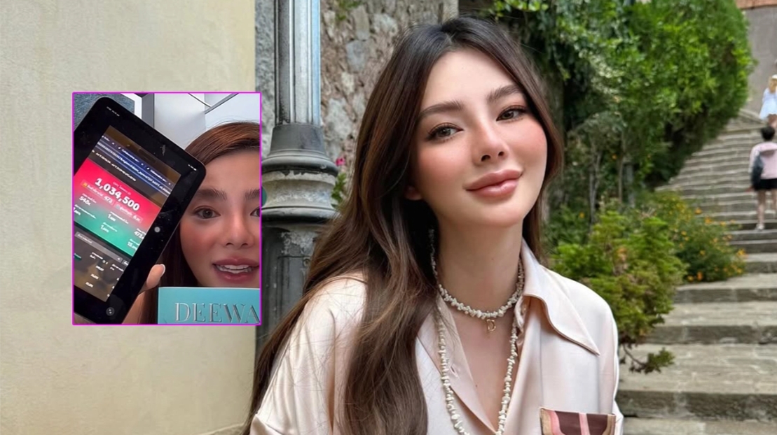 ดิว อริสรา ไลฟ์ขายของทำยอดล้านแตก ไม่ต้องห่วงเอาเงินไปใช้หนี้แน่เพราะอยากกลับไทย