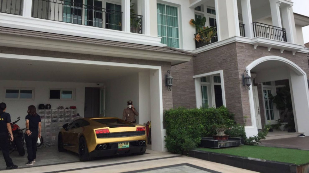 ยึดทรัพย์ ปธ.สโมสรบอล นับร้อยล้าน บ้าน ที่ดิน รถหรู จากฟอกเงินค้ายา