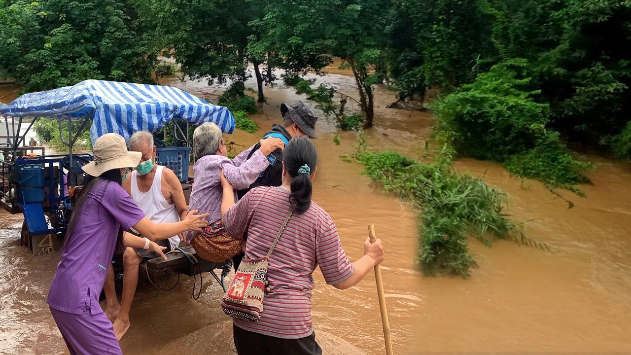 เชียงคาน-หนองคาย เสี่ยงวิกฤติ แม่น้ำโขงสูงสุดในรอบ 50 ปี