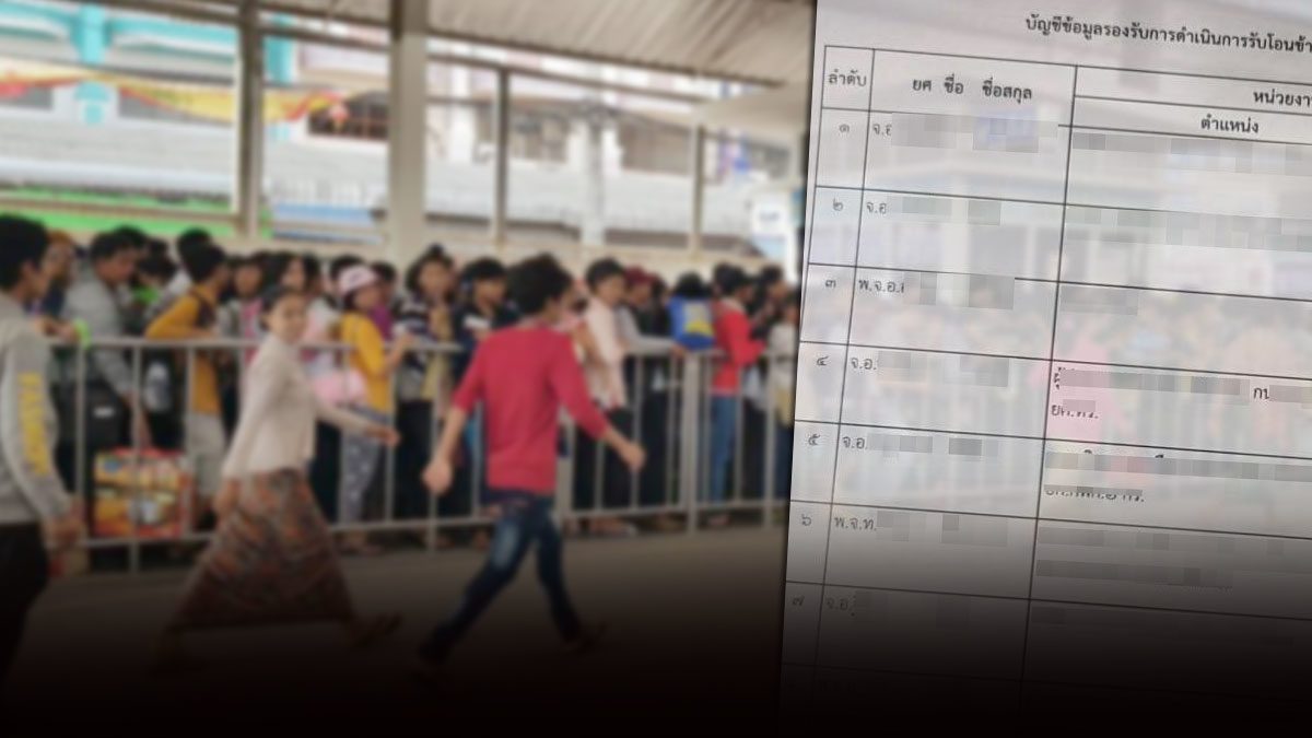 เอกสารหลุด! ทหารโอนย้ายมาเป็นตำรวจ สังกัด‘สตม.’ คุมด่านทั่วประเทศ
