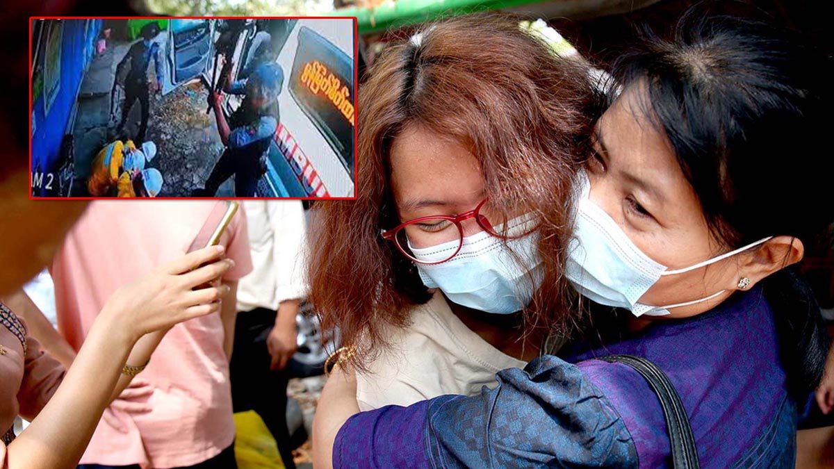 แม่กอดลูกทั้งน้ำตา กองทัพเมียนมา ปล่อยตัวผู้ชุมนุม-อาสาสมัครบางส่วน