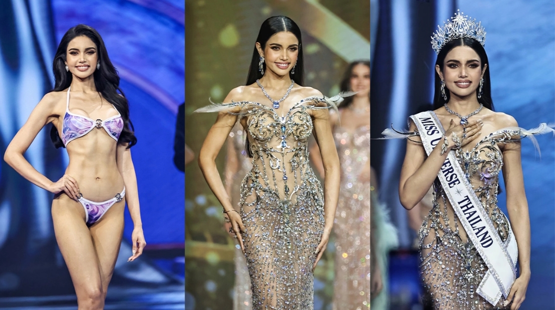 รวมภาพความสวยของ วีนา ปวีนา เจ้าของมง Miss Universe Thailand 2025