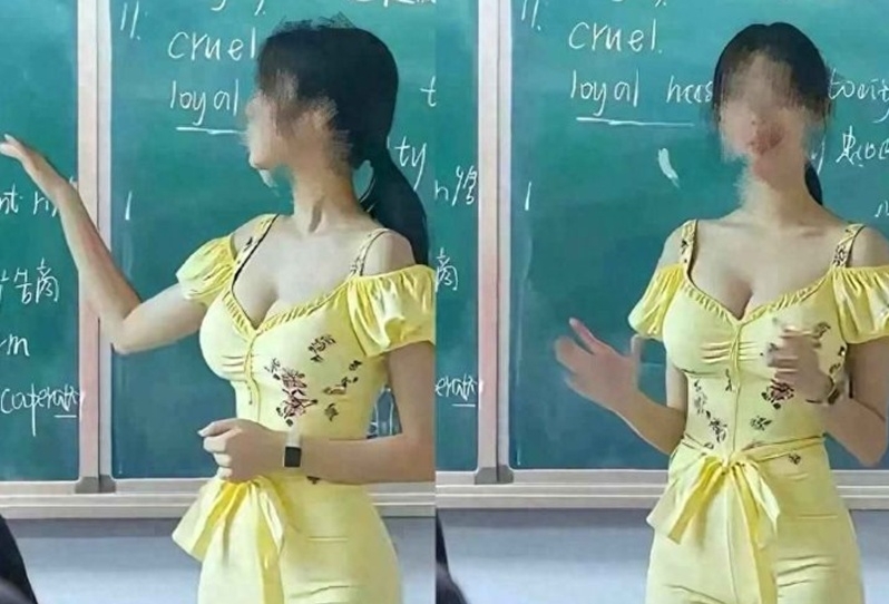 ครูสอนภาษาอังกฤษหุ่นนางฟ้า กลายเป็นไวรัลฮอต แต่คนถกเดือดเสียงแตกสนั่น