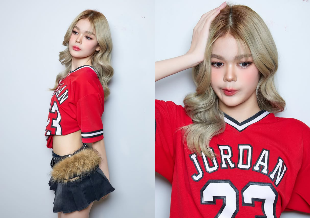 "น้องลียา" ลุคใหม่ผมบลอนด์ทอง สวยสายฝอเป็นสาวสะพรั่งมาก