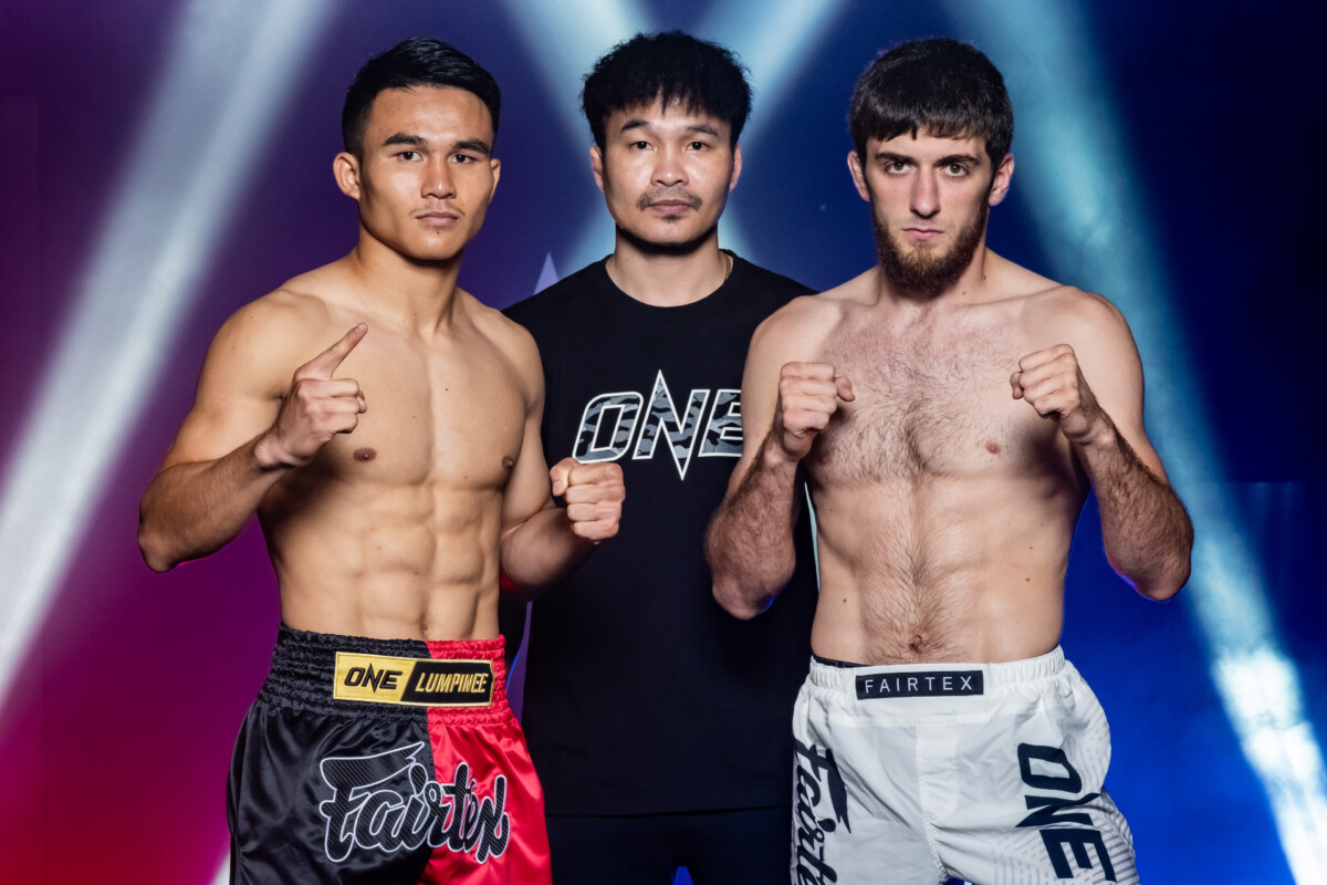 ผลชั่งน้ำหนักและวัดระดับน้ำในร่างกาย ศึก ONE ลุมพินี 110 “วรพล vs อิลยาส”