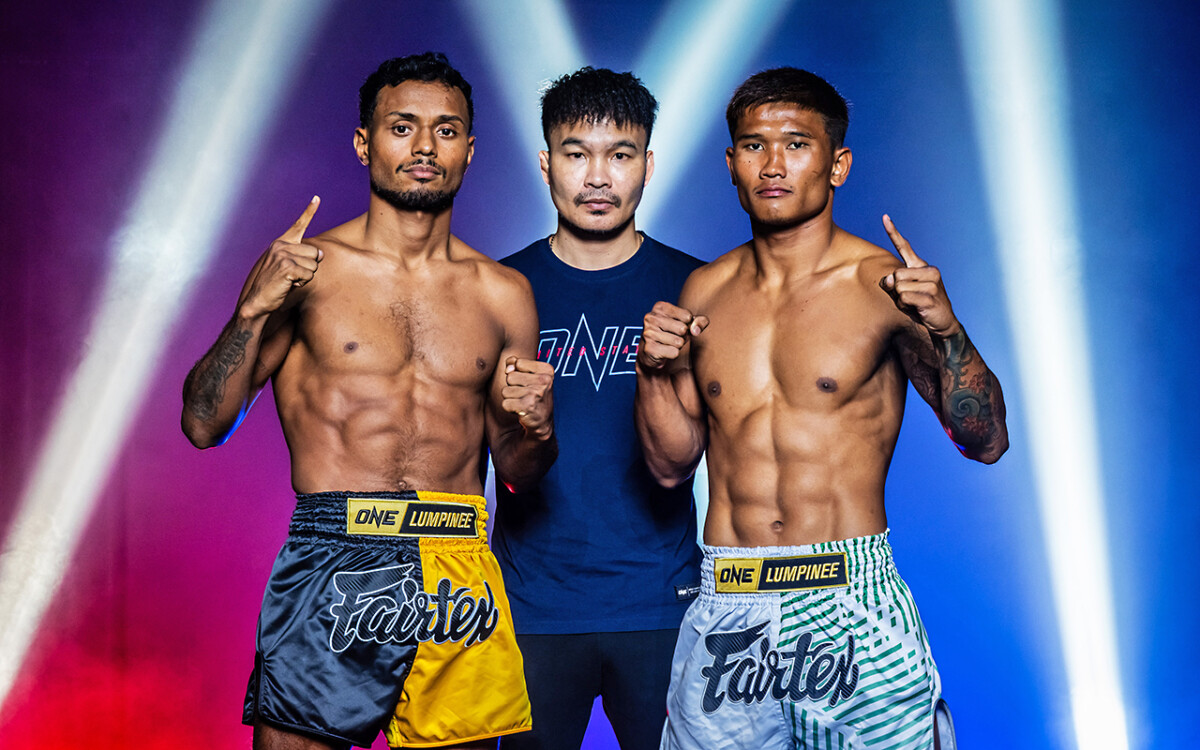 ผลชั่งน้ำหนักและวัดระดับน้ำในร่างกาย ศึก ONE ลุมพินี 123 “ฟิลิปเป vs กุหลาบดำ”