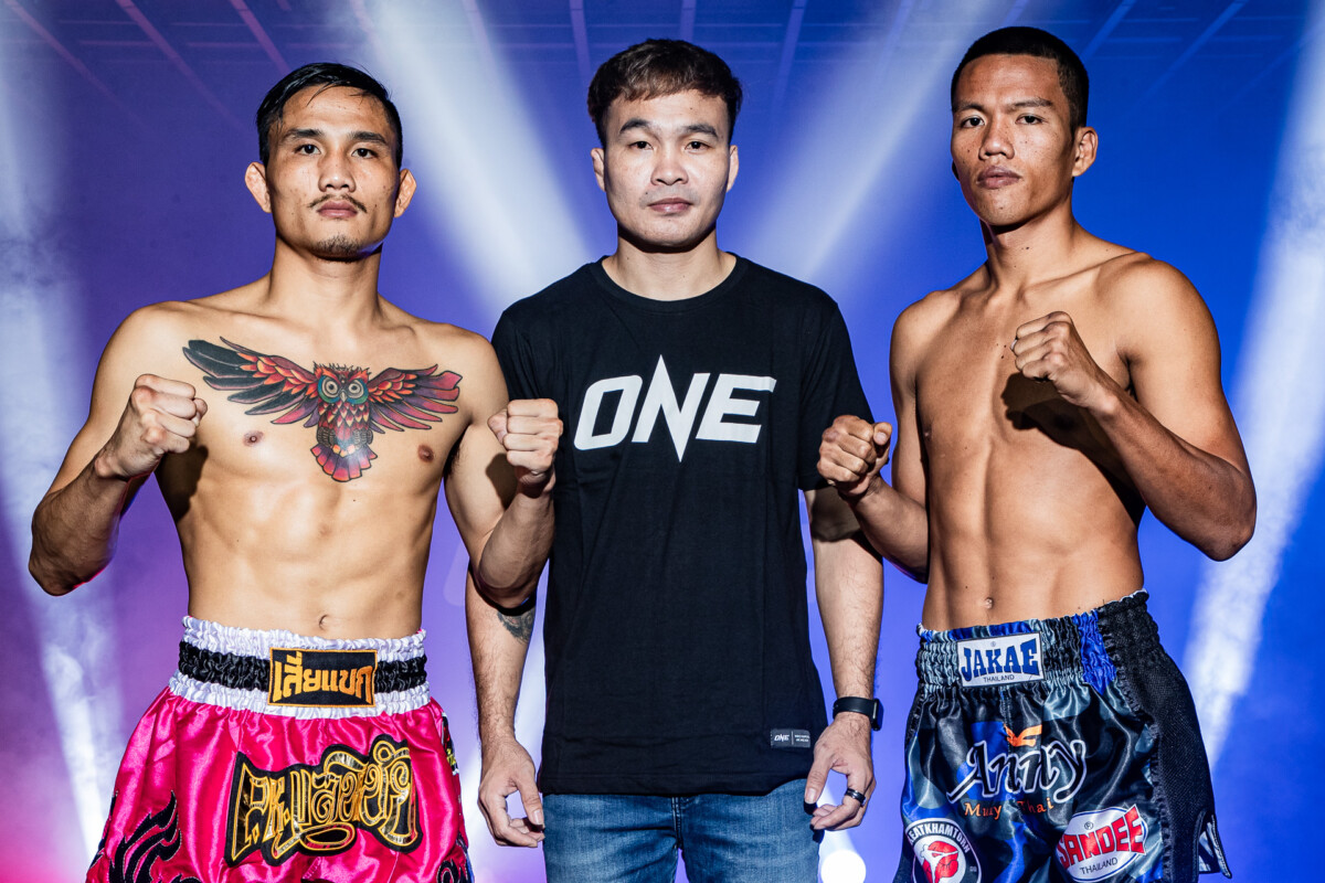ผลชั่งน้ำหนักและวัดระดับน้ำในร่างกาย ศึก ONE ลุมพินี 23 “แปดแสนเล็ก vs ก้องไกล”