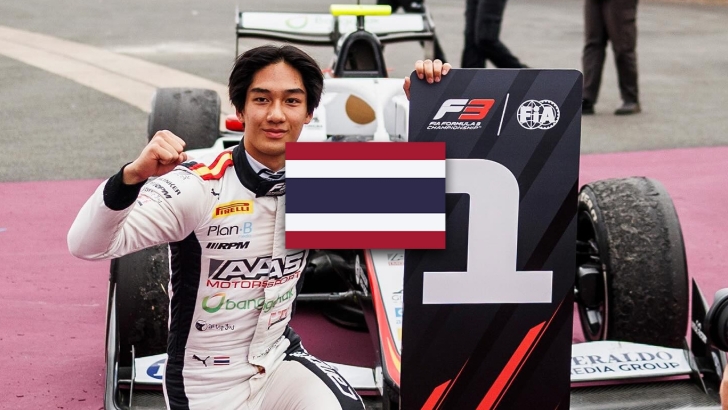 เปิดวินาที "นักแข่งไทย" คว้าแชมป์ Formula 3 คนแรกในประวัติศาสตร์