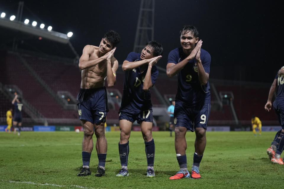 คคนะ ฮีโร่! ทีมชาติไทย U23 ตีตั๋วเข้ารอบชิงแชมป์เอเชีย U23