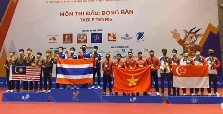 ปิงปองทีมชายไทย ผงาดเหรียญทองซีเกมส์ ในรอบ 21 ปี