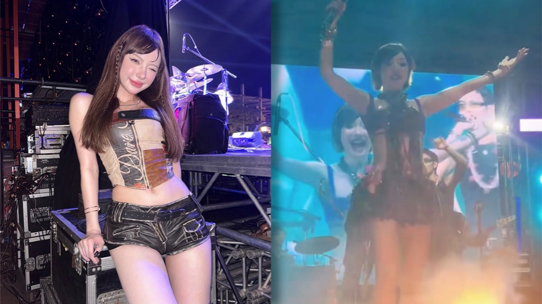 “พลอยชมพู” ช็อก!! ไฟลุกพรึ่บหน้าเวที เผยนาทีชีวิตหนีตาย-ทีมงานโดนไฟดูด 5 ราย