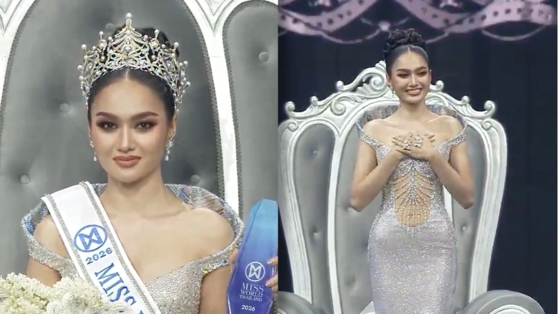 งดงามทรงพลัง น้ำผึ้ง กานต์ธีรา คว้ามงมิสเวิลด์-ไทยแลนด์ 2026 พร้อมชิงมงฟ้าที่เวียดนาม ก.ย. นี้