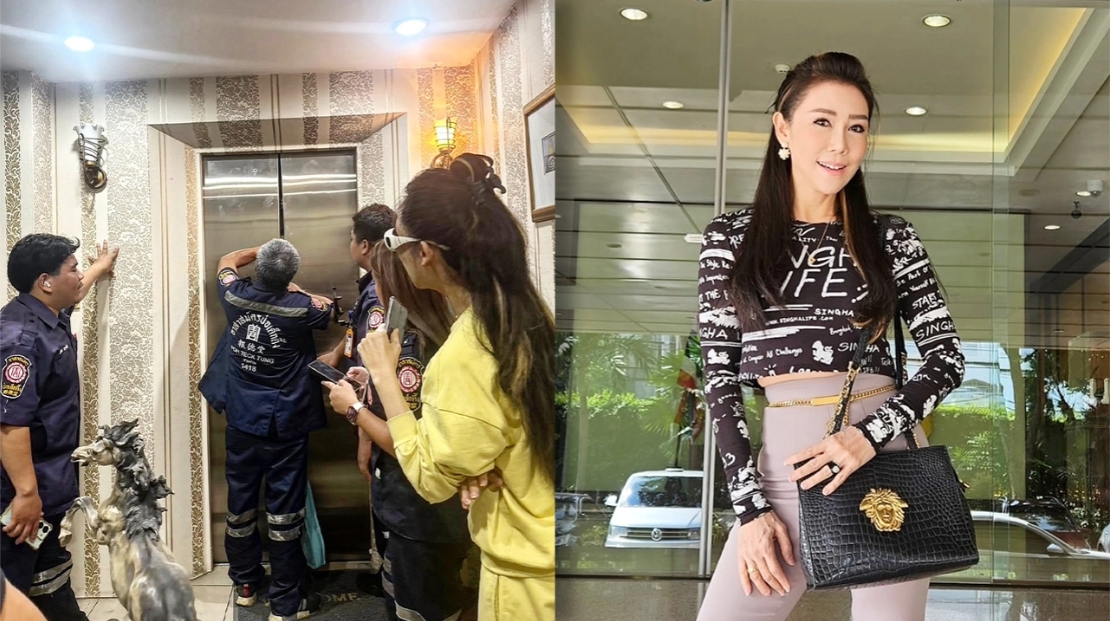ลูกศร ธนาภรณ์ เจอเหตุไม่คาดฝัน ลูกชายติดลิฟต์ในบ้าน ต้องเรียกกู้ภัยช่วยกลางดึก