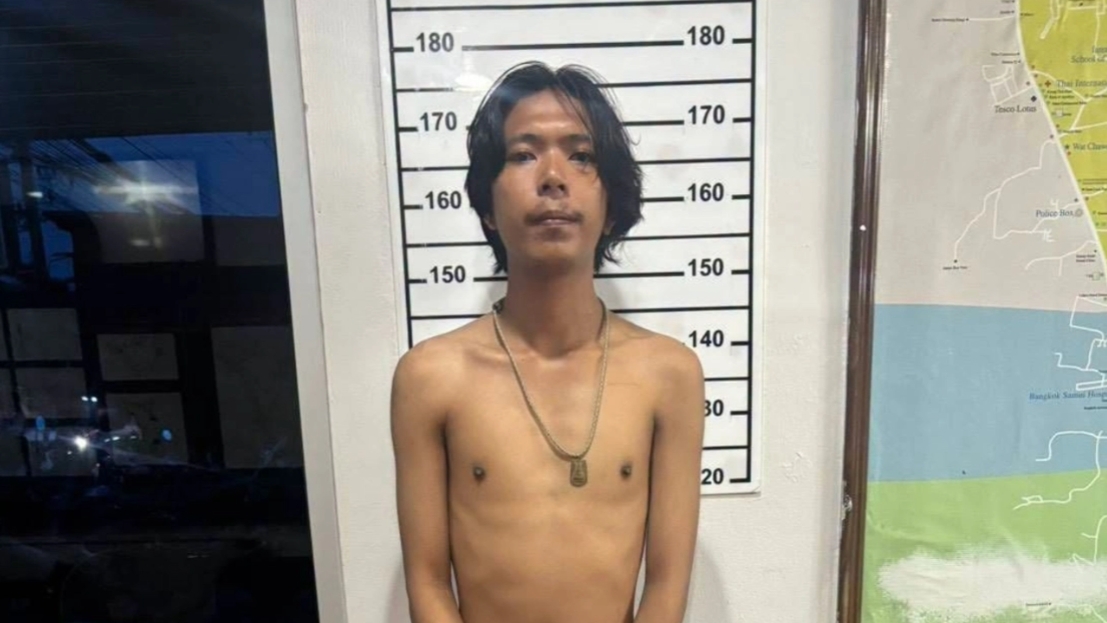 เร่งล่าตัว ผู้ต้องหาคดีทำร้ายร่างกาย สะเดาะกุญแจมือหลบหนี ขณะนำตัวส่งศาลเกาะสมุย