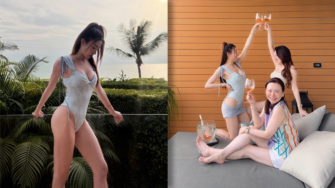 มายด์ ณภศศิ จัดทริปเที่ยวพัทยากับครอบครัว แต่ละช็อตดีงาม สามสาวสวยเริ่ดมาก