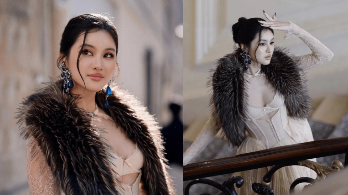 “ออน สมฤทัย” โดดเด่นสะกดทุกสายตา จัดเต็มแฟชั่นลุคปารีส