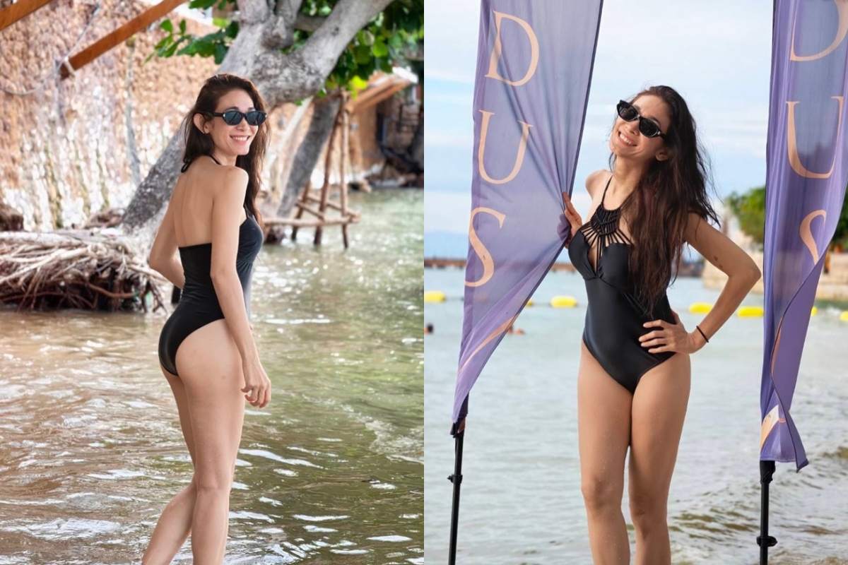 ส่องภาพล่าสุด อ้อน เกวลิน วัย 47 ปี เปิดโหมดสวยเซ็กซี่ ในชุดว่ายน้ำ