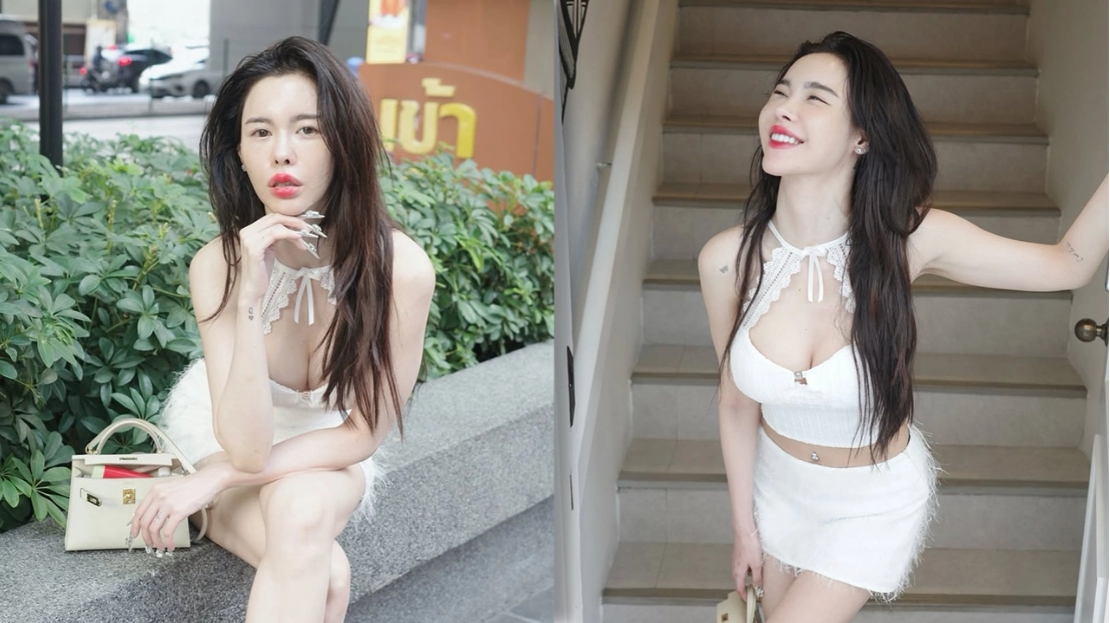 ไอซ์ ปรีชญา ลงรูปโชว์เนินอกอวดความแซ่บเต็มตา ย้ำชัดภาพนี้ไม่ใช่ AI