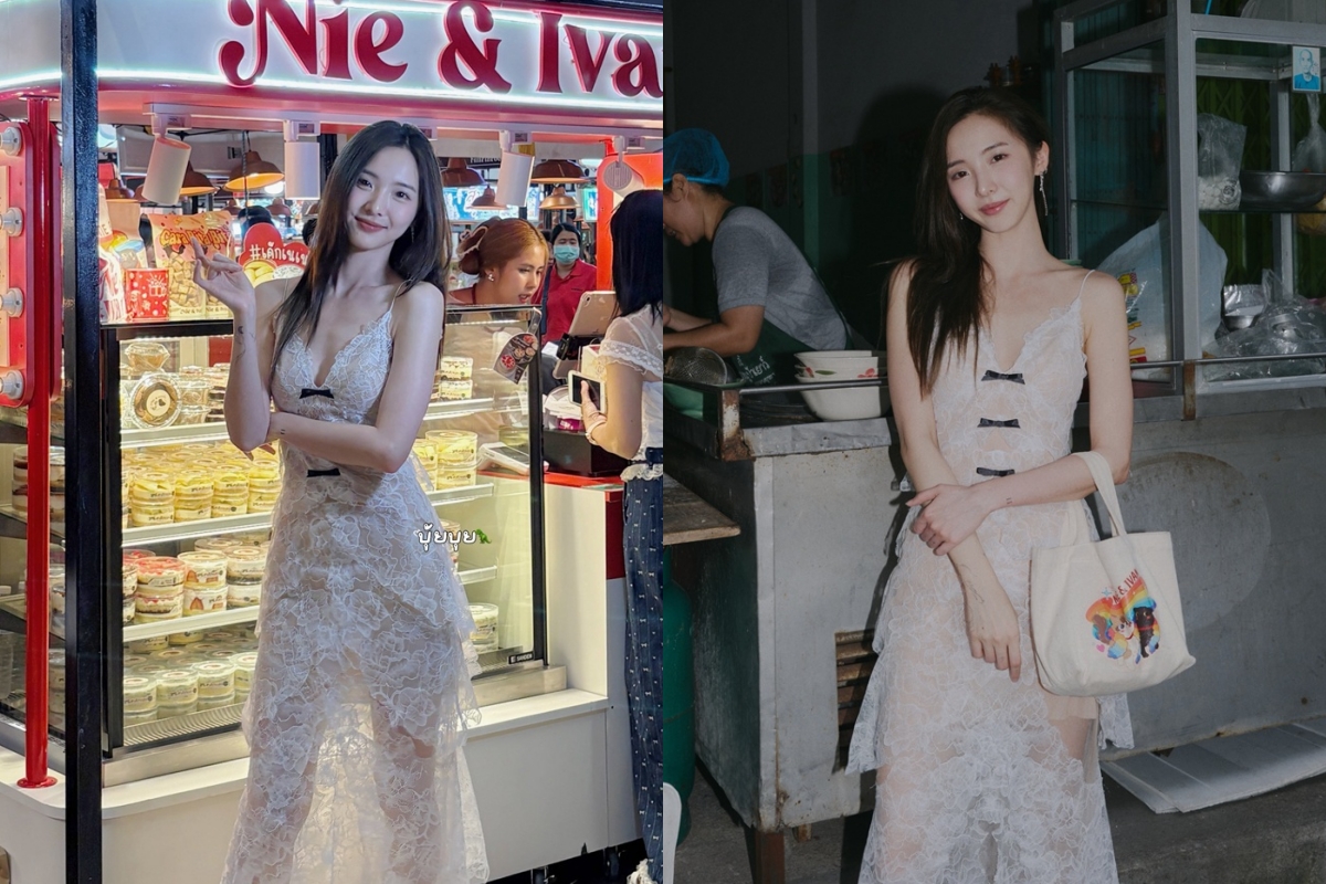 เนเน่ พรนับพัน กับชอตสวยสร้างเรื่อง นึกว่ามีคนเอาสแตนดี้ไปวางจริง ๆ
