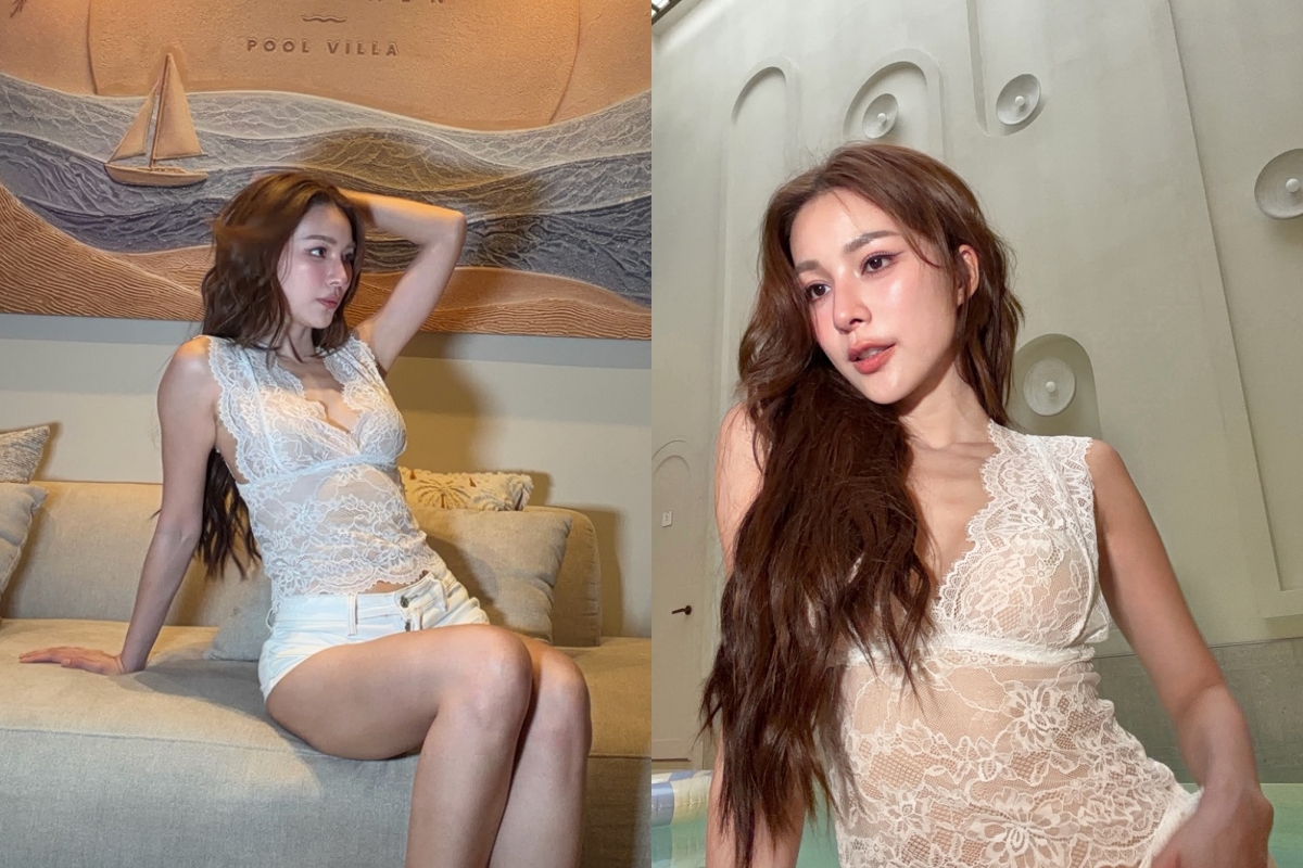 จันจิ จันจิรา กับชุดลูกไม้ซีทรู อวดหุ่นแซ่บละลายใจแฟนๆ