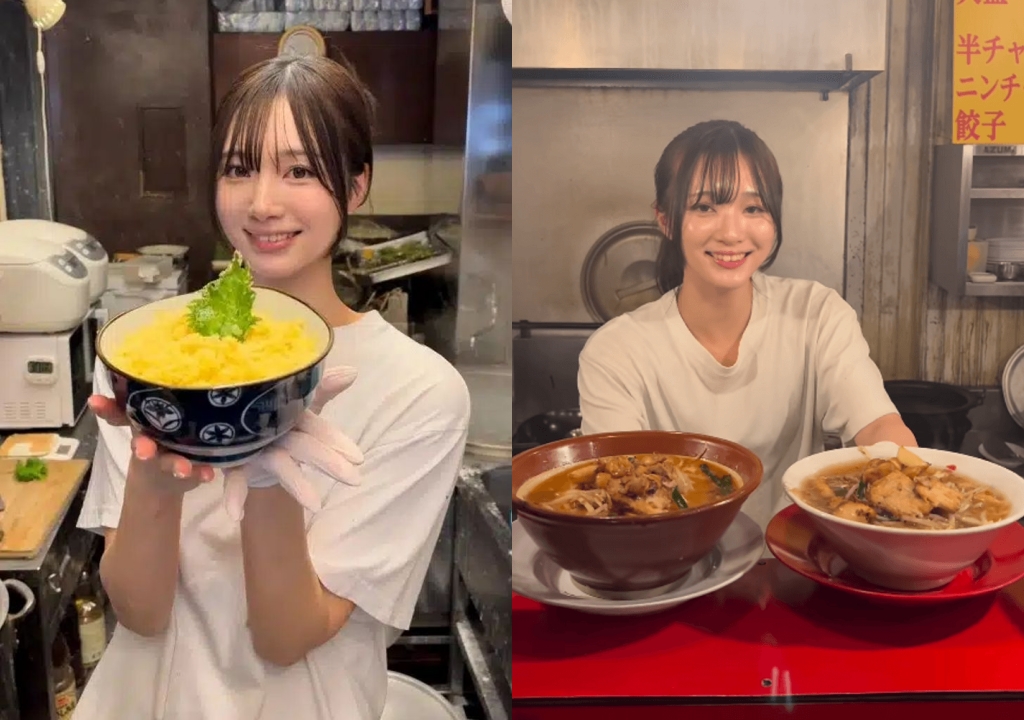 สวยจนไวรัล! พยาบาลสาวผันตัวขายอุด้ง คนแห่ดูคลิป 28 ล้านวิว จนร้านเล็กๆกลายเป็นจุดเช็กอิน