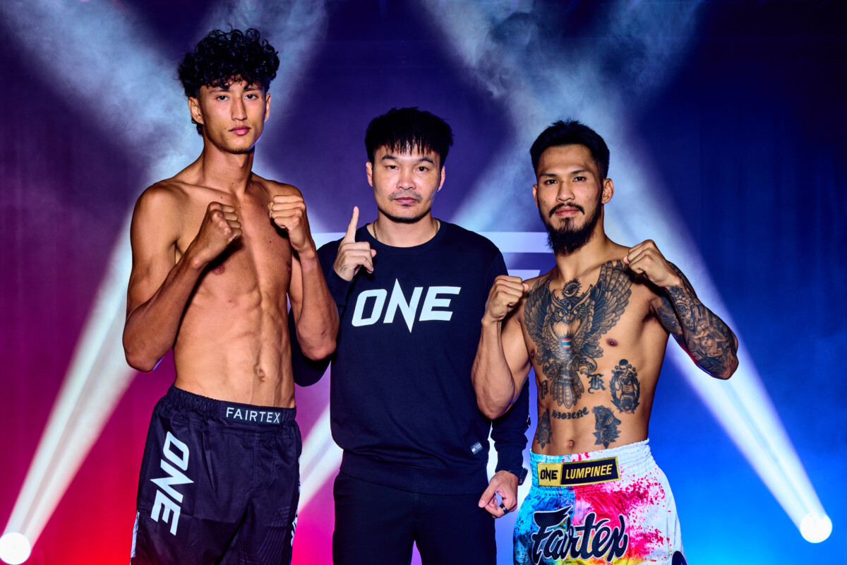 ผลชั่งน้ำหนักและวัดระดับน้ำในร่างกาย ศึก ONE ลุมพินี 165 & The Inner Circle 25