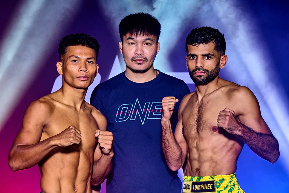 ผลชั่งน้ำหนักและวัดระดับน้ำในร่างกาย ศึก ONE ลุมพินี 176 & The Inner Circle 36