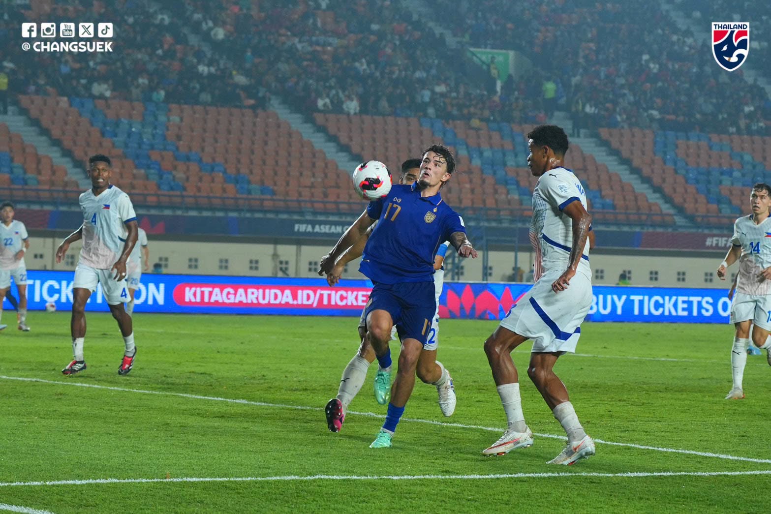 ทีมชาติไทย พ่าย ฟิลิปปินส์ 1-2 รั้งแชมป์กลุ่มทะลุชิงอินโดฯ ศึก FIFA ASEAN CUP 2026