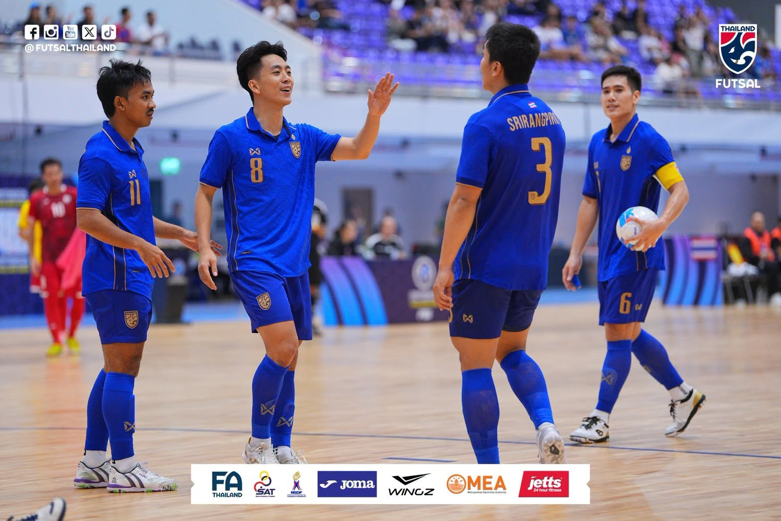 ฟุตซอลไทย ถล่ม อัฟกานิสถาน 6-1 นำฝูงคอนติเนนทัล 2026 ก่อนดวลเวียดนาม