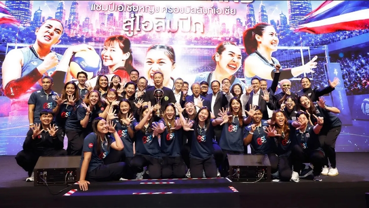 ไปโอลิมปิกหนแรก JAS - MONO เบิ้ลเงินอัดฉีดวอลเลย์บอลหญิงไทย 2 เท่า ฉลองแชมป์เอเชีย