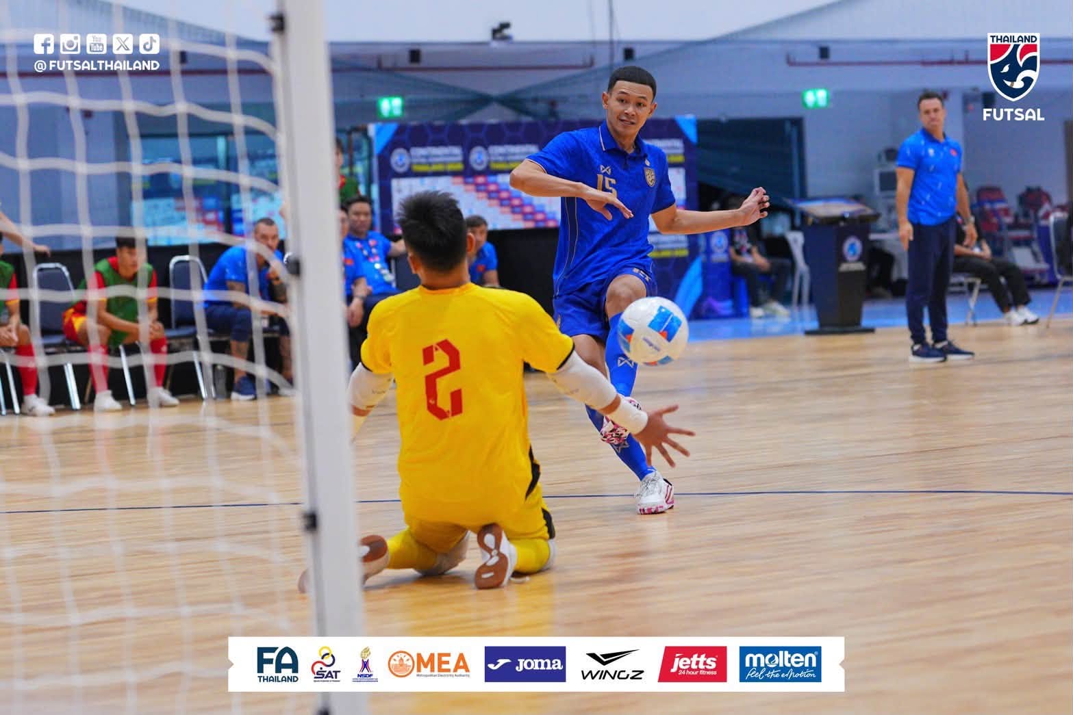 ฟุตซอลไทย เสมอ เวียดนาม 3-3 ลุ้นแชมป์คอนติเนนทัล 2026 ดวลรัสเซียนัดชี้ชะตา