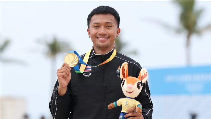 "เทพบิว" ภูริพล คว้าทอง วิ่ง 60 เมตร เอเชียนบีชเกมส์ 2026