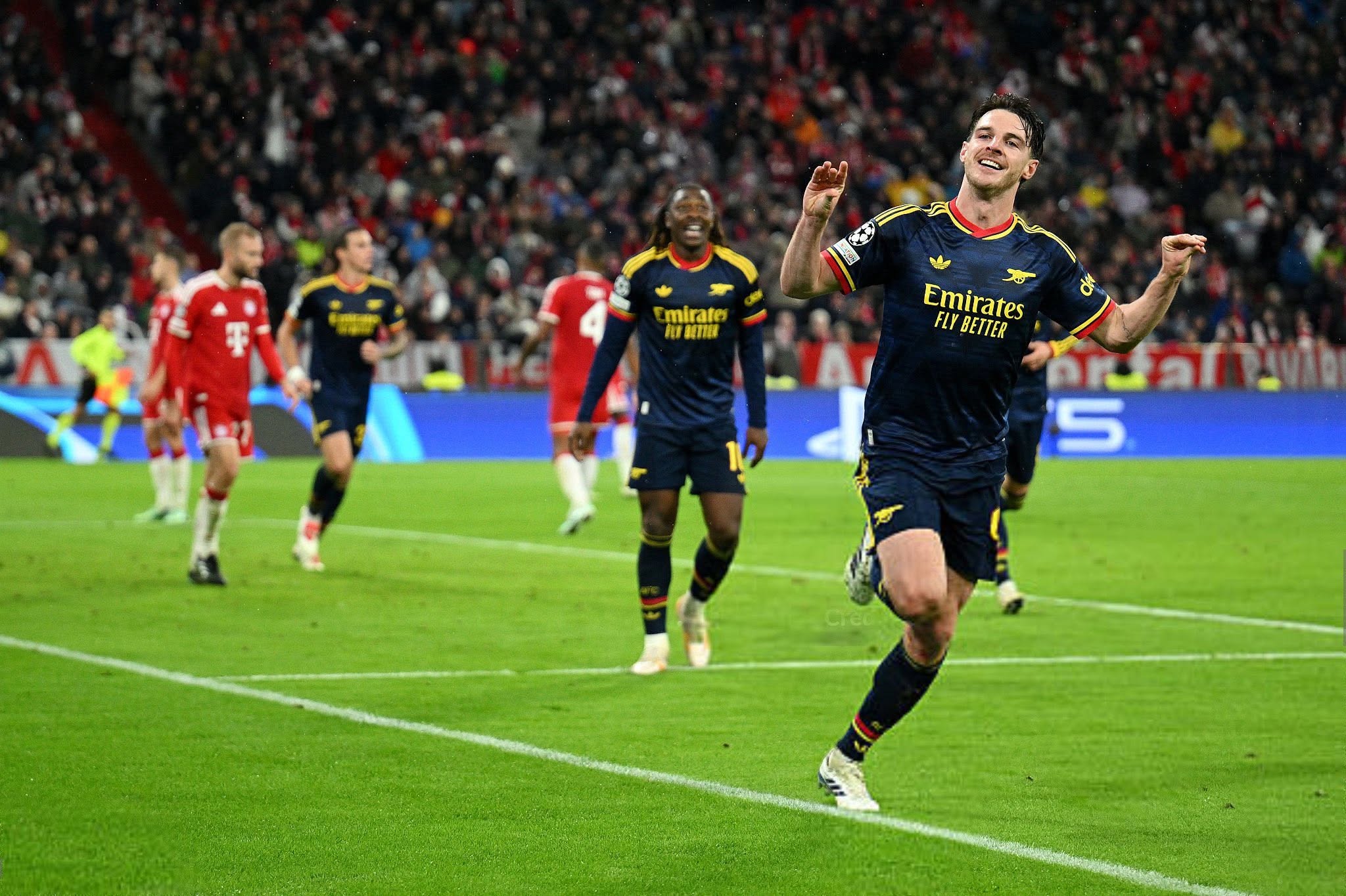 ไรซ์ซัดกู้ชีพ! ปืนบุกเจ๊าเสือใต้สุดมันศึก UCL