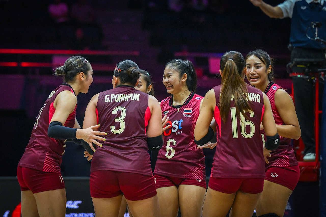 วอลเลย์บอลหญิงไทย ชนะ คาซัคสถาน 3-1 เซต ซิวแชมป์กลุ่มลิ่ว 8 ทีม ศึกชิงแชมป์เอเชีย 2026
