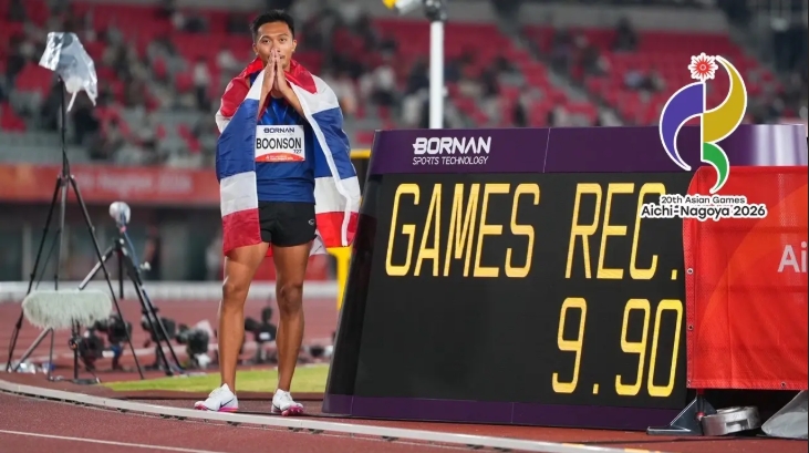 "บิว-ภูริพล" เปิดใจหลังคว้าทอง วิ่ง 100 เมตรชาย "เอเชียนเกมส์ 2026" พร้อมทุบสถิติใน "เอเชียนเกมส์"