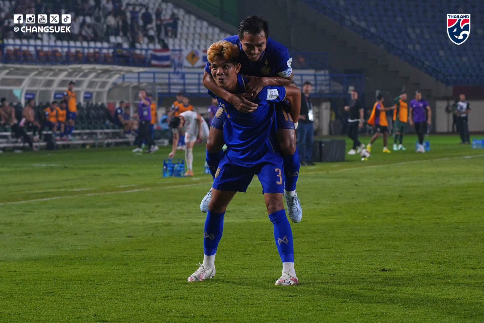 ทีมชาติไทย ดับเวียดนาม 2-0 คว้าแชมป์กลุ่ม ลิ่วชิงอาเซียน คัพ 2026
