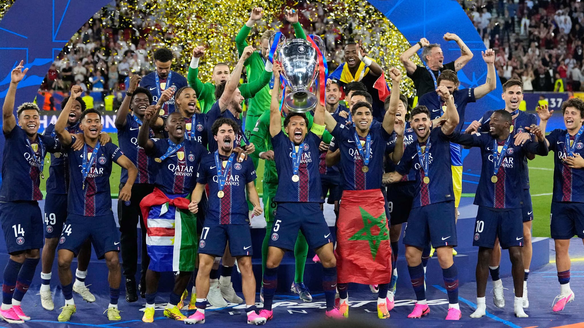 เปแอสเช ชนะจุดโทษ อาร์เซน่อล 4-3 : คว้าแชมป์ UCL สมัยที่ 2 ติดต่อกัน